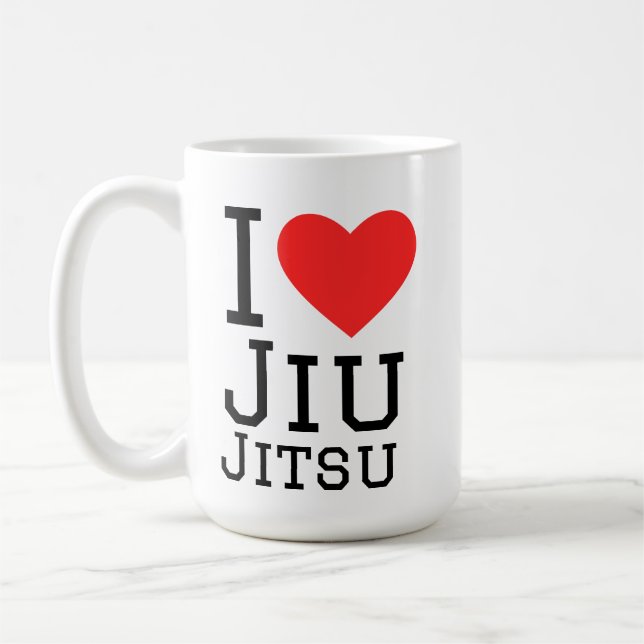 I love Jiu jitsu Coffee Mug (Left)