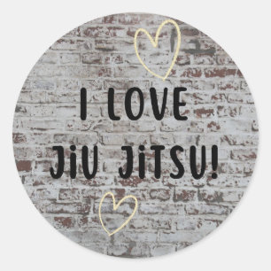 I love Jiu Jitsu sticker 