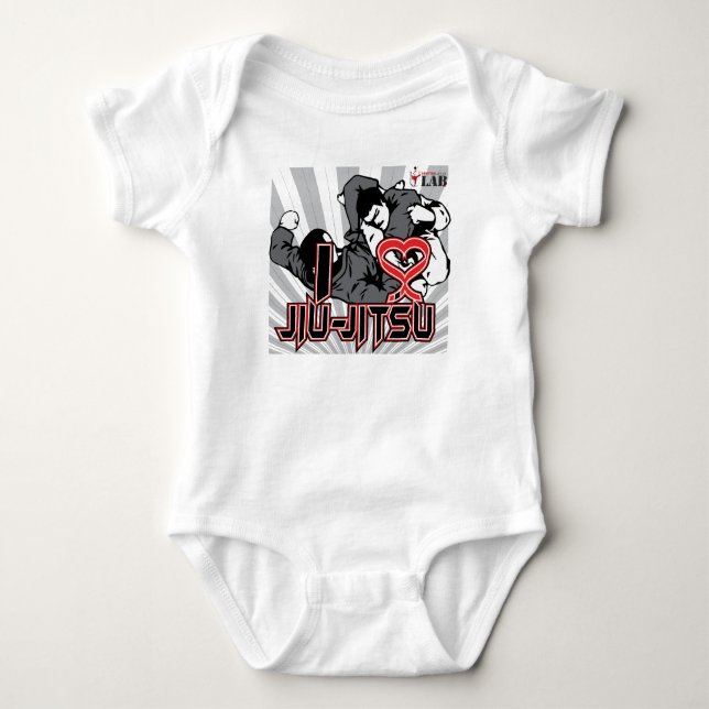 I Love Jiu-Jitsu T-Shirt (Front)