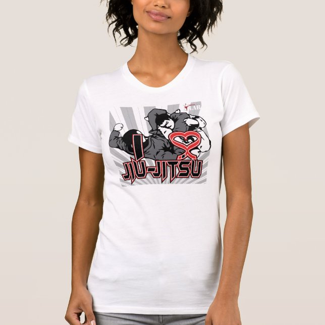 I Love Jiu-Jitsu T-Shirt (Front)