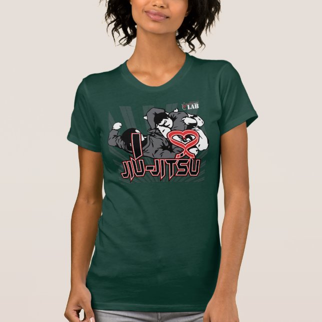 I Love Jiu-Jitsu T-Shirt (Front)
