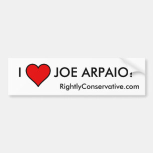 I LOVE JOE ARPAIO! BUMPER STICKER