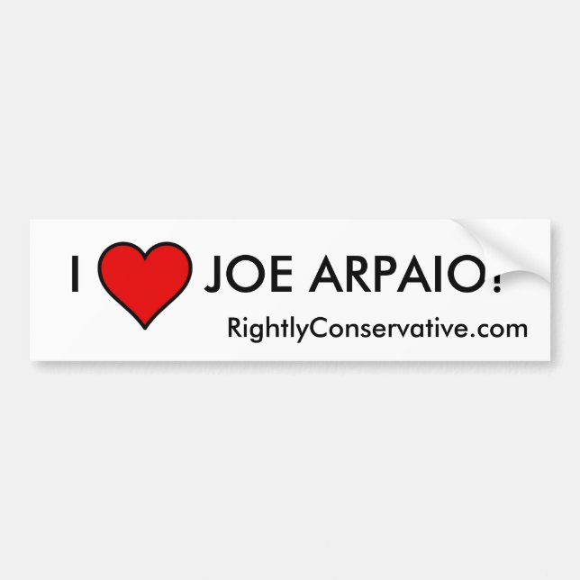 I LOVE JOE ARPAIO! BUMPER STICKER (Front)
