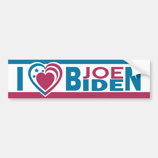 I Love Joe Biden Bumper Sticker (Front)