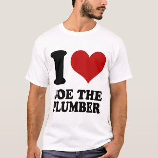 I love Joe the Plumber t shirt