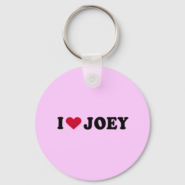 I LOVE JOEY KEY RING (Front)