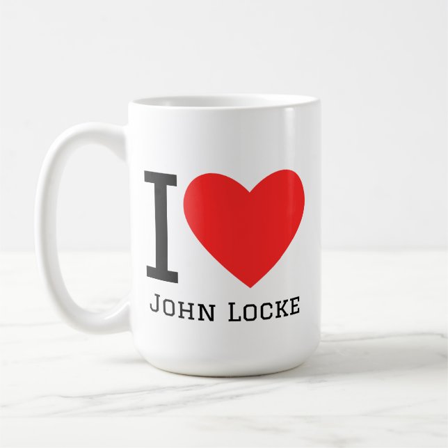 I love John Locke  Coffee Mug (Left)