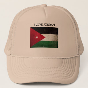 I Love Jordan Flag Trucker Hat Men Cap
