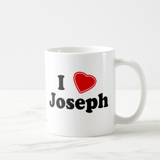 I Love Joseph Coffee Mug (Right)