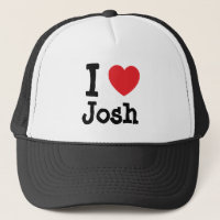 I love Josh heart custom personalised