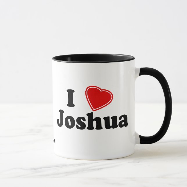 I Love Joshua Mug (Right)