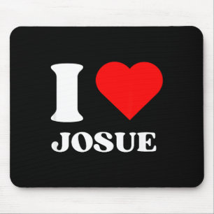 I Love Josue I Heart Josue Name Y2k Valentines Day Mouse Mat
