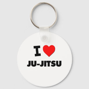 I Love Ju-Jitsu Key Ring