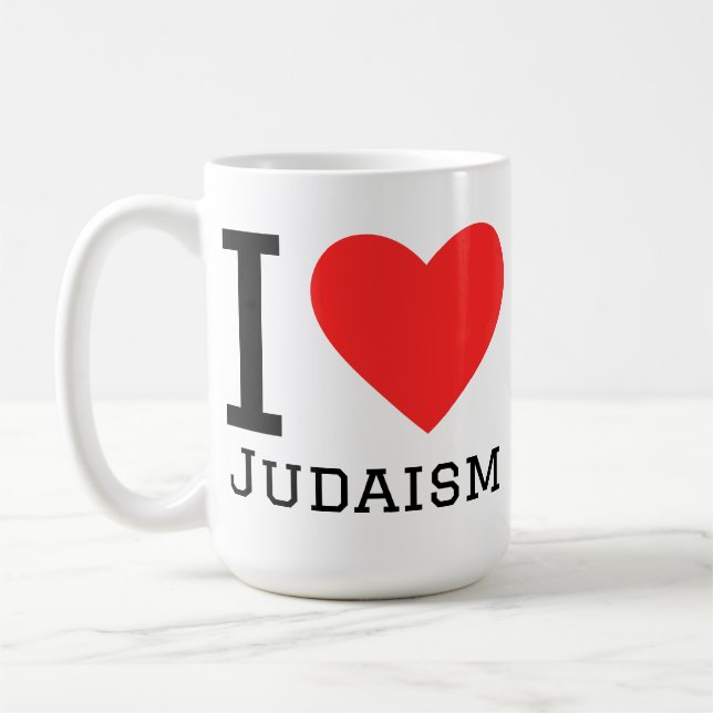 I love Judaism  Coffee Mug (Left)