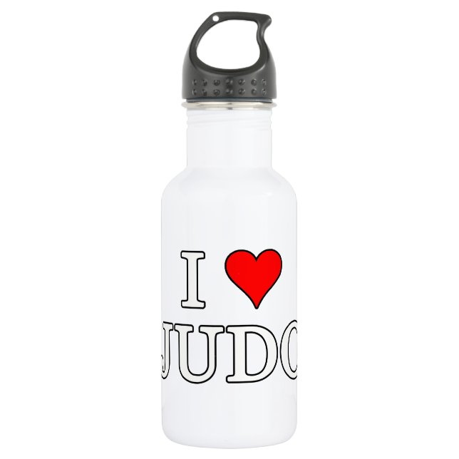 I Love Judo 532 Ml Water Bottle (Front)