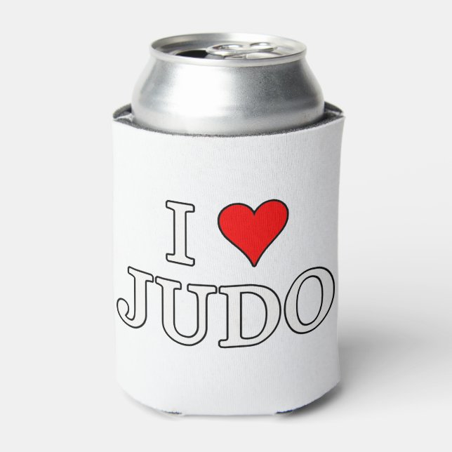I Love Judo Can Cooler (Can Front)