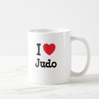 I love Judo heart custom personalised