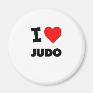 I Love Judo Magnet