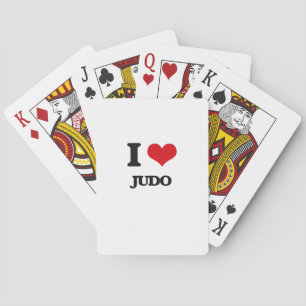 I Love Judo Playing Cards