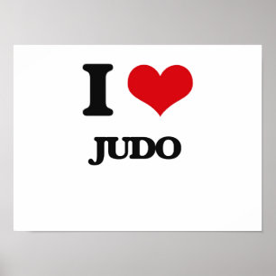 I Love Judo Poster