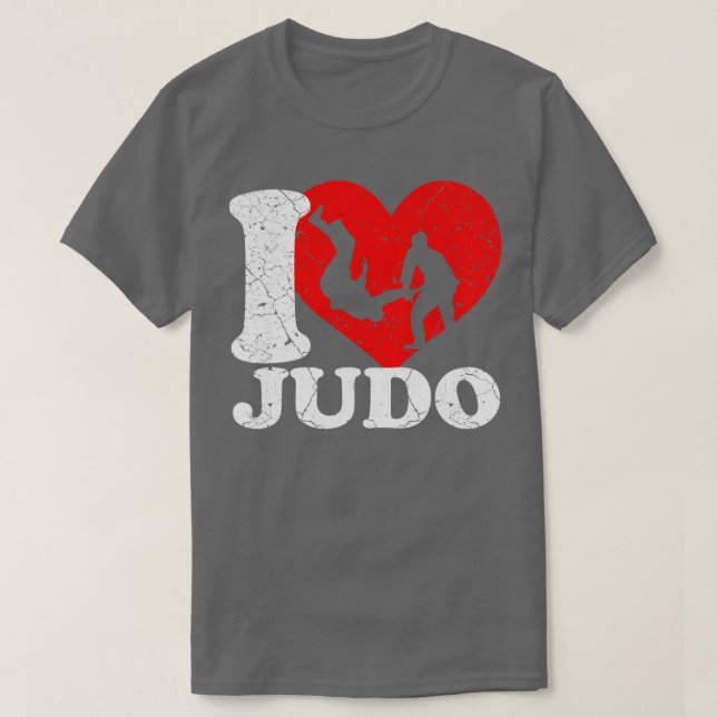 I Love Judo T-Shirt (Design Front)