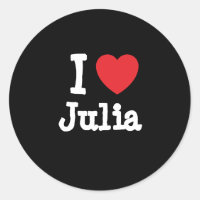 I love Julia heart T-Shirt