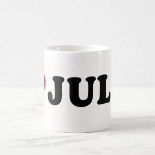 I LOVE JULIE COFFEE MUG