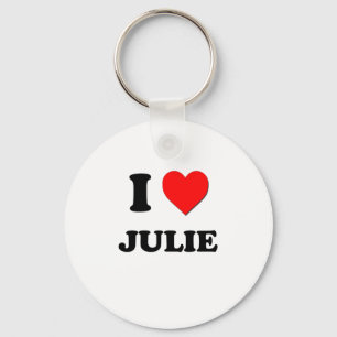 I Love Julie Key Ring