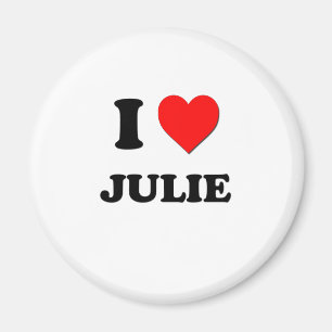I Love Julie Magnet