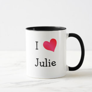 I Love Julie Mug