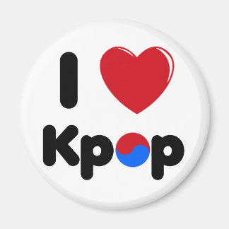 I love k-pop fridge magnet