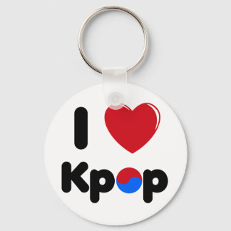 I love K-pop keychain