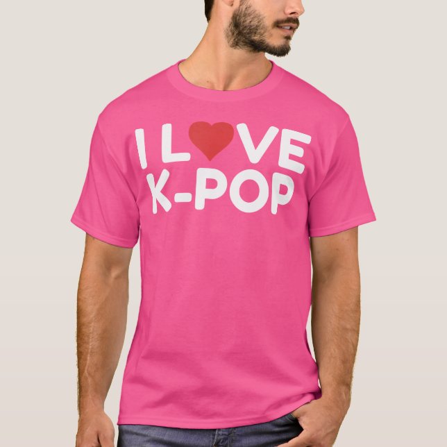 I Love K-Pop T-Shirt (Front)