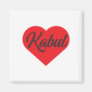 I Love Kabul - Afghanistan Magnet