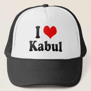 I Love Kabul, Afghanistan Trucker Hat