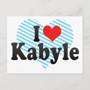 I Love Kabyle Postcard