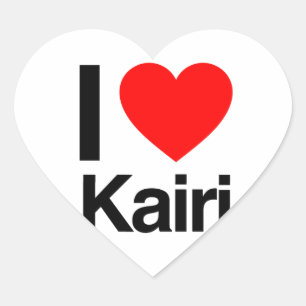 i love kairi heart sticker