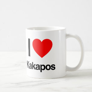 i love kakapos coffee mug