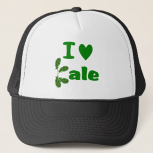 I Love Kale (I Heart Kale) Vegetable/Gardener Trucker Hat