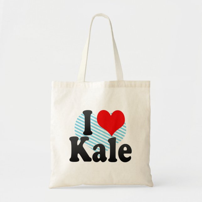 I love Kale Tote Bag (Front)