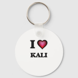 I Love Kali Key Ring