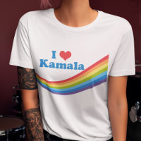 I Love Kamala Cute Election Rainbow