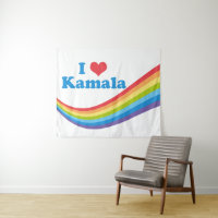 I Love Kamala Cute Election Rainbow