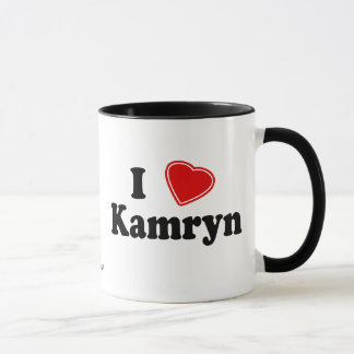 I Love Kamryn Mug