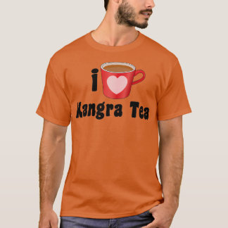 I Love Kangra Tea Designs for Tea Lovers T-Shirt