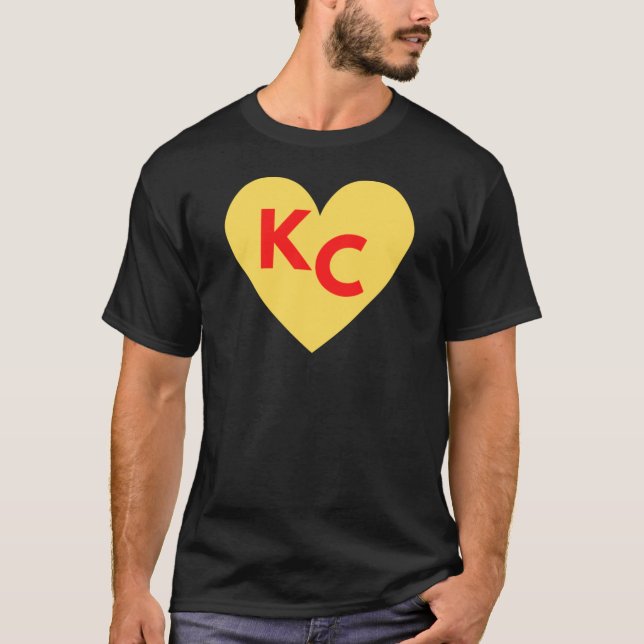 I Love Kansas City Heart KC T-Shirt (Front)