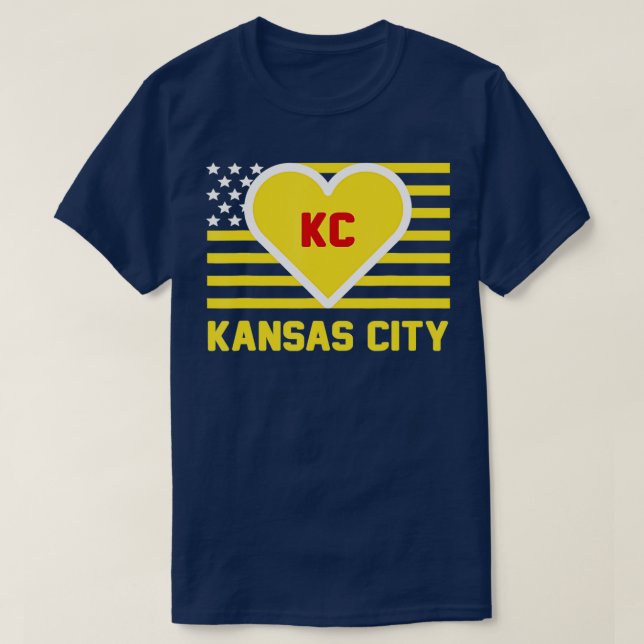 I Love Kansas City  KC   1  T-Shirt (Design Front)