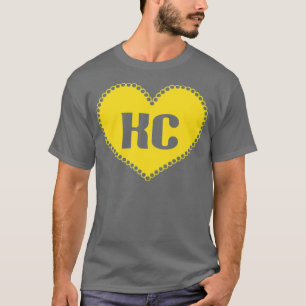 I Love Kansas City KC Heart Design T-Shirt