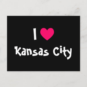 I Love Kansas City Postcard