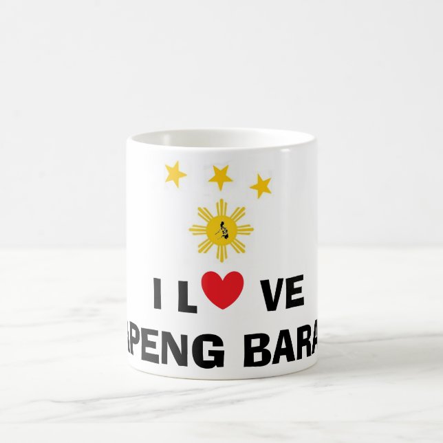 I Love Kapeng Barako Coffee Mug (Center)